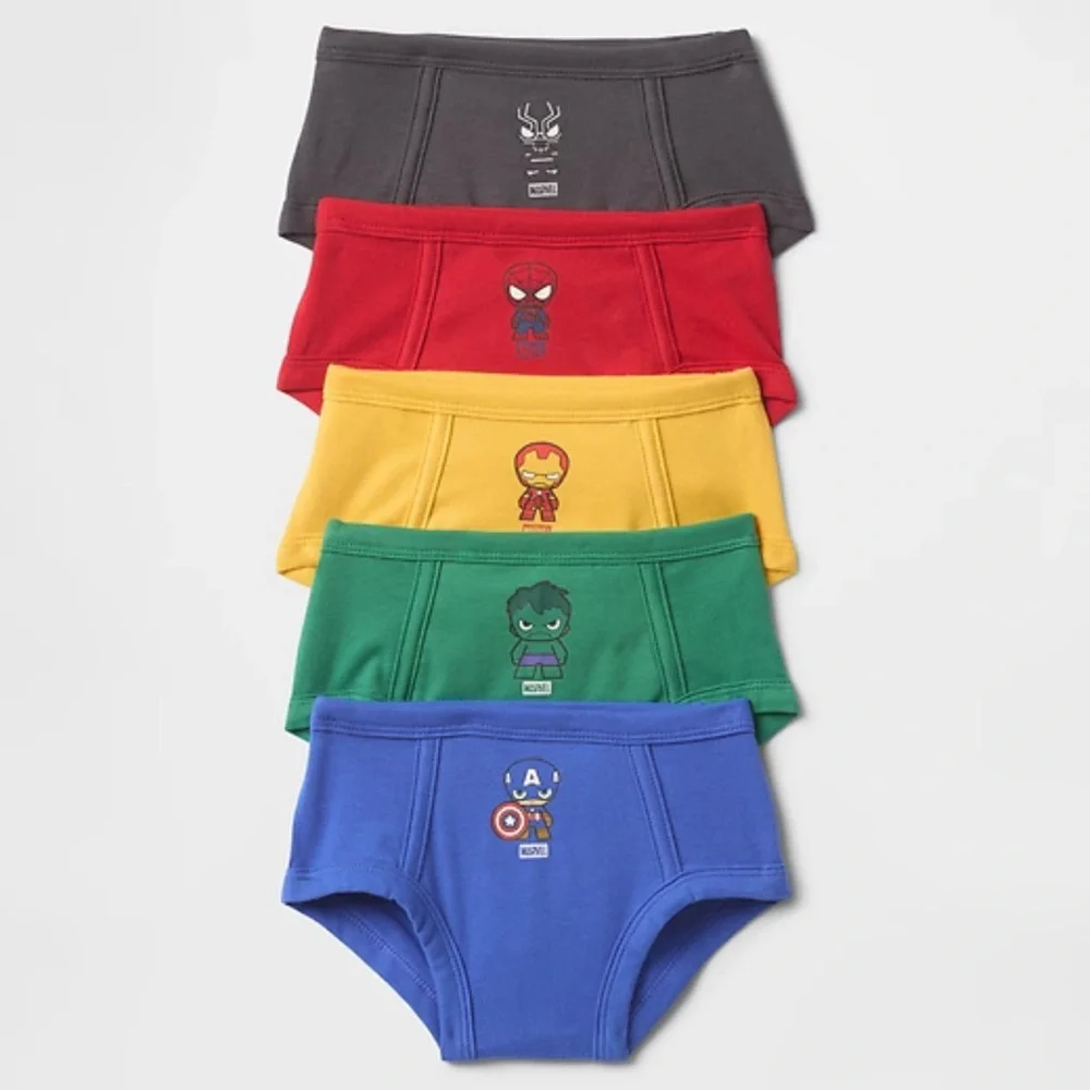 GAP Toddler Marvel Superhero Kids Briefs 5-Pack - Brand NEW 2-3 Years